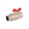 Кран шаровой Stout полнопроходной с "американкой", ВР-НР, ручка бабочка 1" 1/4 (EPDM)