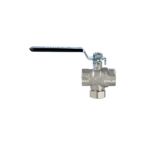 Кран шаровой Stout с фильтром 1/2"