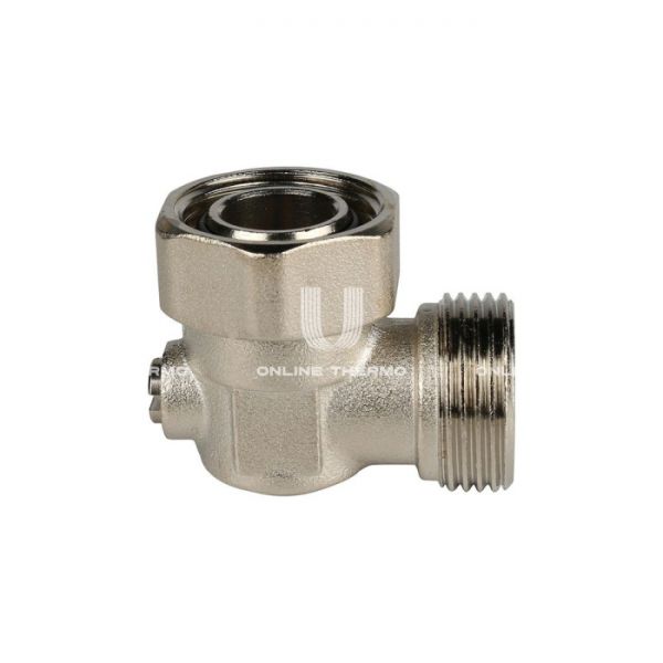 Узел нижнего подключения Stout для радиатора, угловой, раздельный 3/4"