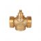 Двухходовой зонный (зональный) клапан Stout SVM-0070-200132 1 1/4" НР, Kvs 12, с сервоприводом 230V, компактный