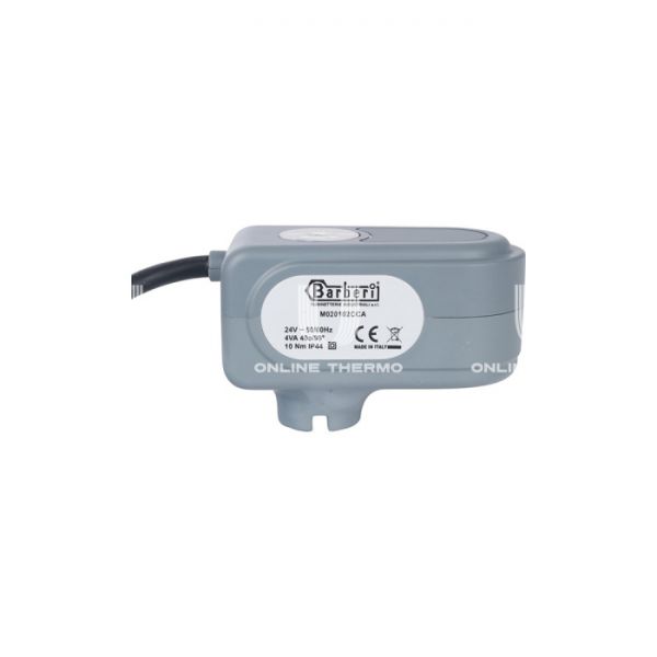 Сервопривод Stout SVM-0071-024005 для 2-ходовых шаровых зональных клапанов, 24 В, 90°, 40 сек, 1 м, 5 полюсов