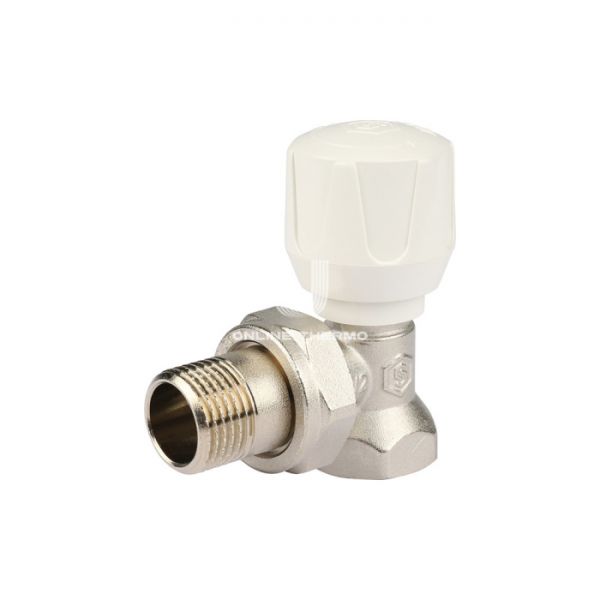 SVRs 1152 000015 STOUT Клапан ручной терморегулирующий с неподъемным шпинделем, угловой 1/2"
