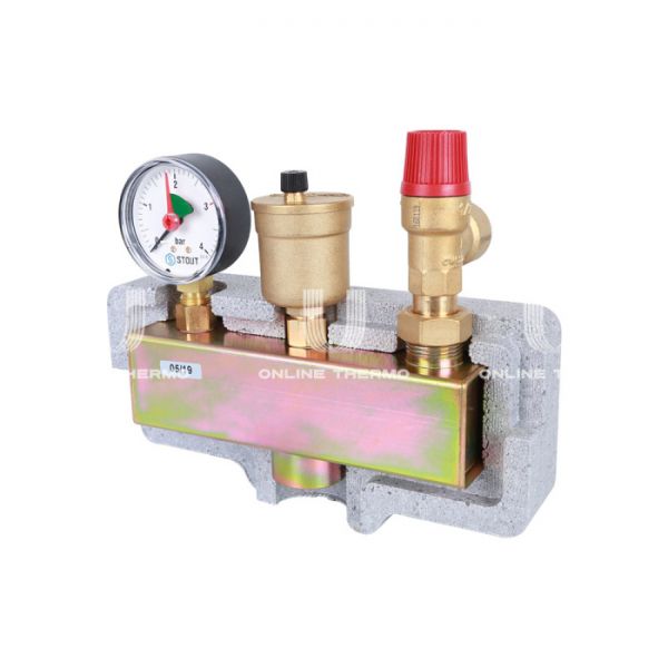 Группа безопасности котла Stout (до 50 кВт), в теплоизоляции