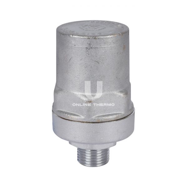 Компенсатор гидроудара Stout, нар.р., покрытие - хром 1/2"