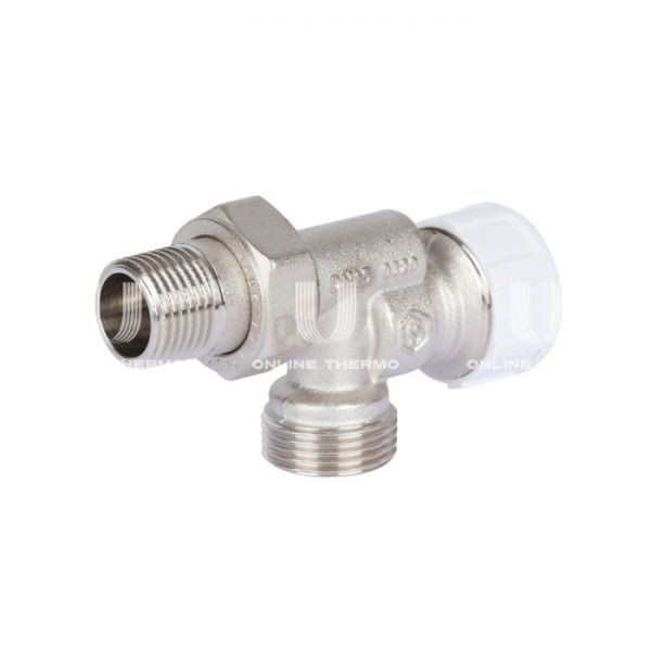 Клапан термостатический Stout, осевой 1/2" х 3/4"ЕК, с преднастройкой