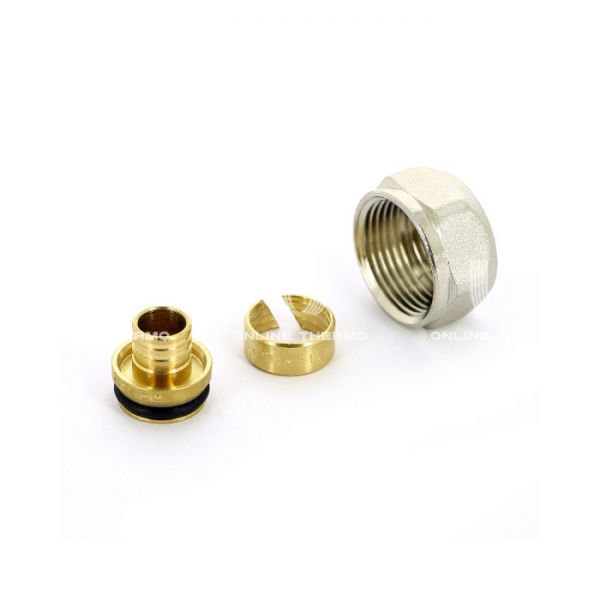 Резьбозажимное соединение (фитинг евроконус) Tiemme 1440011 3/4"ЕК для труб PE-X, PE-RT 16х2.0 мм