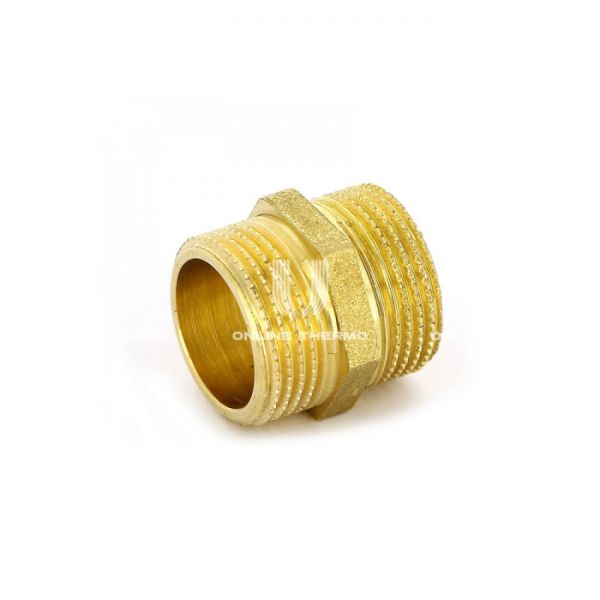 Ниппель равносторонний Tiemme 1500001, НР 1", серия 1552