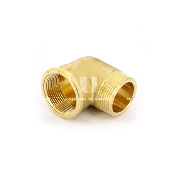 Угольник (угол) 90◦ равносторонний с внутренней и наружной резьбой Tiemme 1500006, ВР-НР 3/4", серия 1561