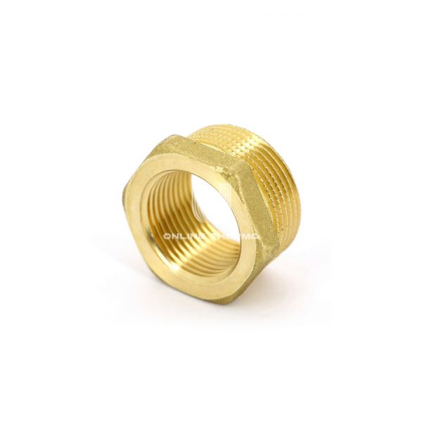 Футорка с внутренней и наружной резьбой Tiemme 1500093, ВР-НР 1/2"x3/8", серия 1581