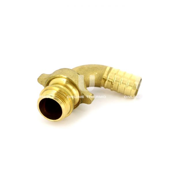 Выпуск резервуарный угловой разборный Tiemme 1500476, НР 3/4", серия 1520