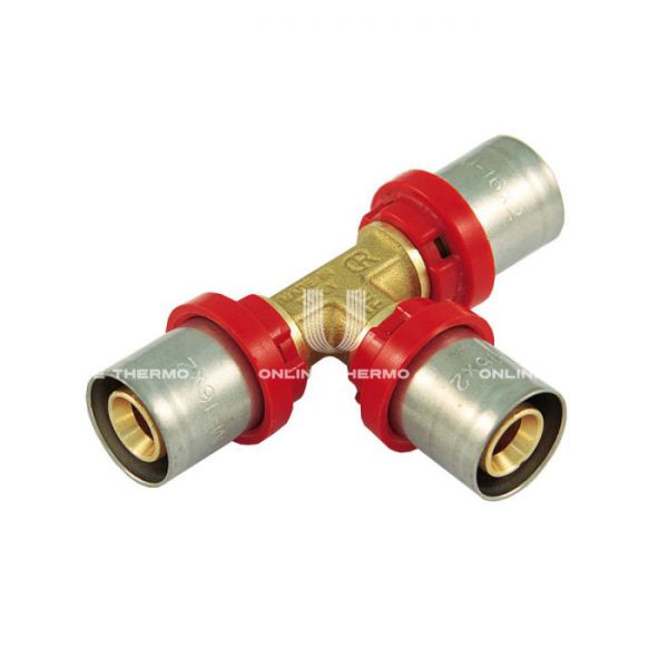 Тройник равносторонний Tiemme 1650005, 20 мм, пресс-фитинг