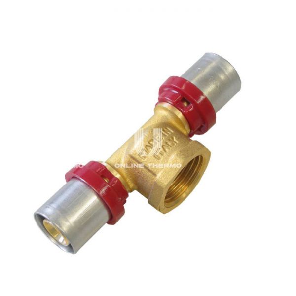 Тройник с внутренней резьбой Tiemme 1650031 16x1/2''x16, пресс-фитинг