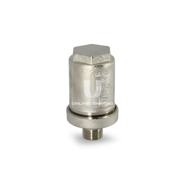 Компенсатор гидроудара Uni-fitt 260N2400 НР 1/2", никелированный