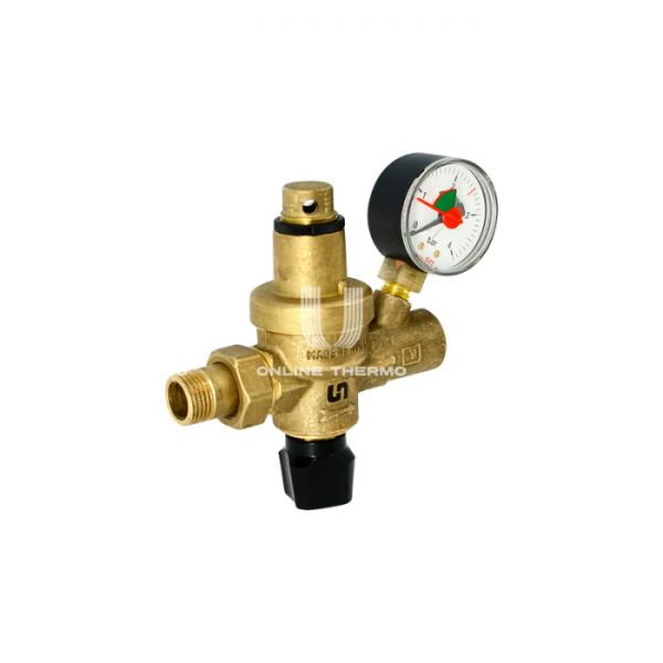 Автоматический подпиточный клапан Uni-fitt 290G2140 ВР-НР 1/2", поршневой, без манометра