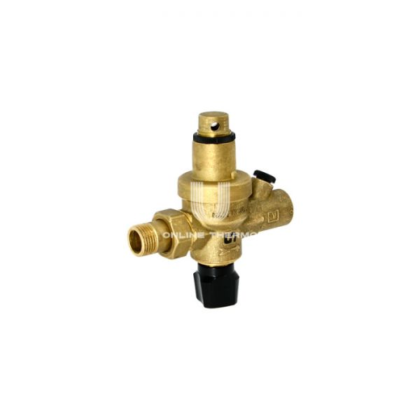 Автоматический подпиточный клапан Uni-fitt 290G2140 ВР-НР 1/2", поршневой, без манометра