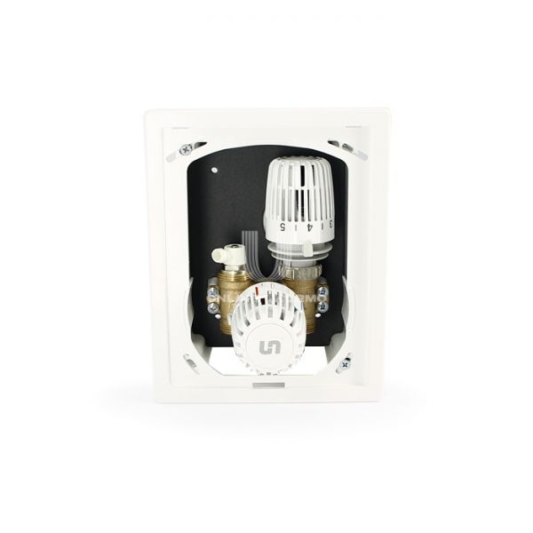 Набор терморегулятора Uni-Fitt Heatbox D 466D0200, 0-50°C, крышка белый пластик