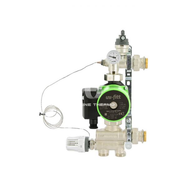 Насосно-смесительный узел Uni-Fitt Solomix 470E1200, 1", с насосом Uni-Fitt ECP 25/60 130
