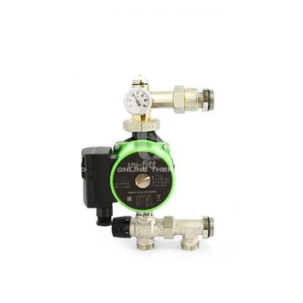 Насосно-смесительный узел Uni-Fitt Solomix X 473E0800, с наружной резьбой 1", с насосом Uni-Fitt ECP 25/60 130