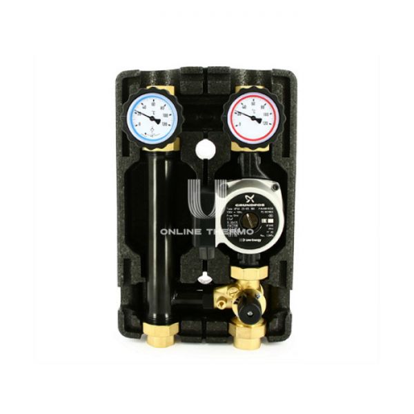 Насосная группа Uni-fitt 492G2500, смесительная без привода, DN 25 (1"), с насосом Grundfos UPSO 25-65 180