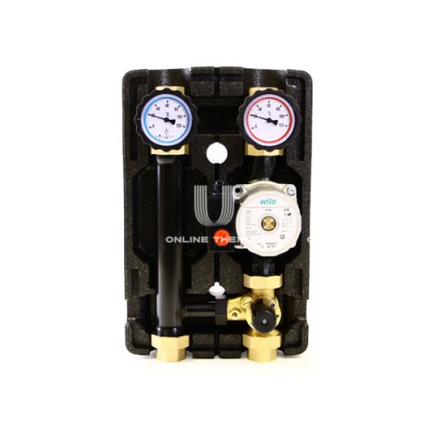 Насосная группа Uni-fitt 492W2500, смесительная без привода, DN 25 (1"), с насосом Wilo Star RS 25-6 180