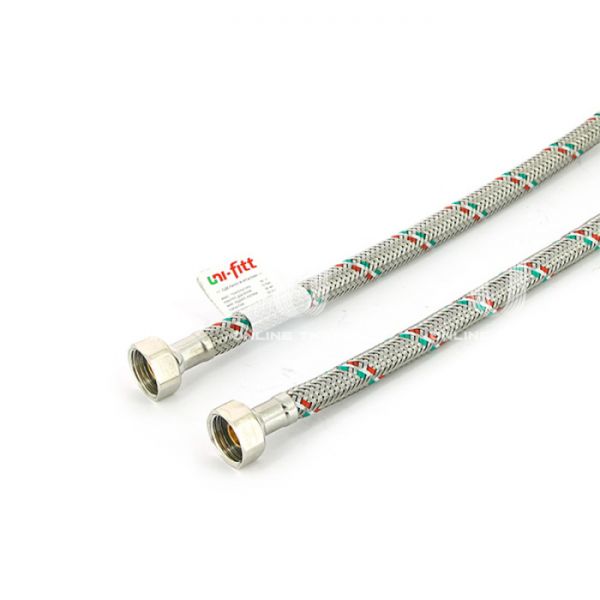 Гибкая подводка для воды Uni-Fitt 500S2004 1/2" ВР, длина 400 мм