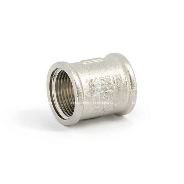 Муфта равносторонняя с внутренней резьбой Uni-Fitt 602N7700, ВР 2", никелированная