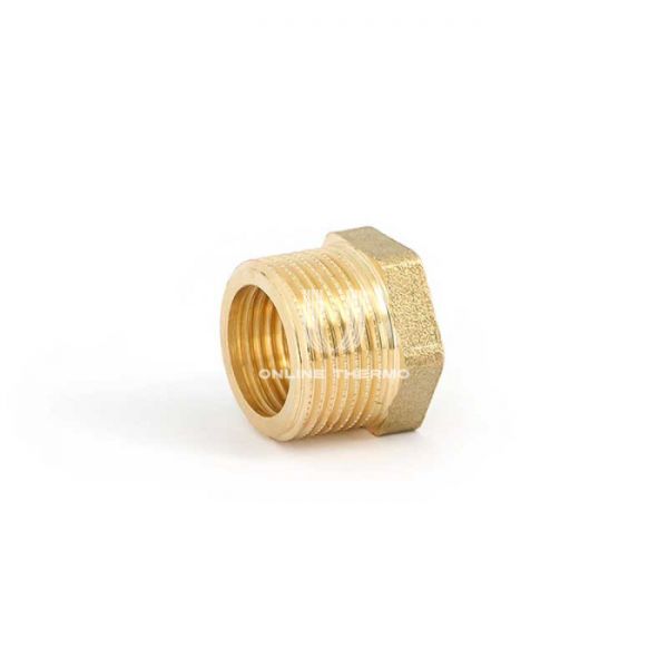 Футорка с внутренней и наружной резьбой Uni-Fitt 604G7400, ВР-НР 1"x2"