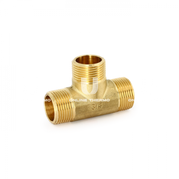 Тройник равносторонний с наружной резьбой Uni-Fitt 616G4440, НР 1"