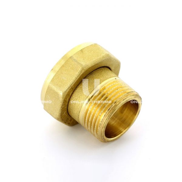 Соединение с накидной гайкой Uni-Fitt 624G4500, ВР 1х1 1/4", с плоским уплотнением, редукционное