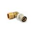 Угольник (угол) 90° с наружной резьбой Uni-fitt 705G8300 26х3/4", пресс-фитинг