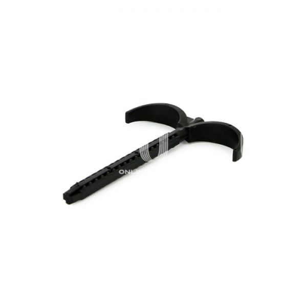 Крюк с дюбелем Uni-Fitt 854D0808 для двух труб, 8x80