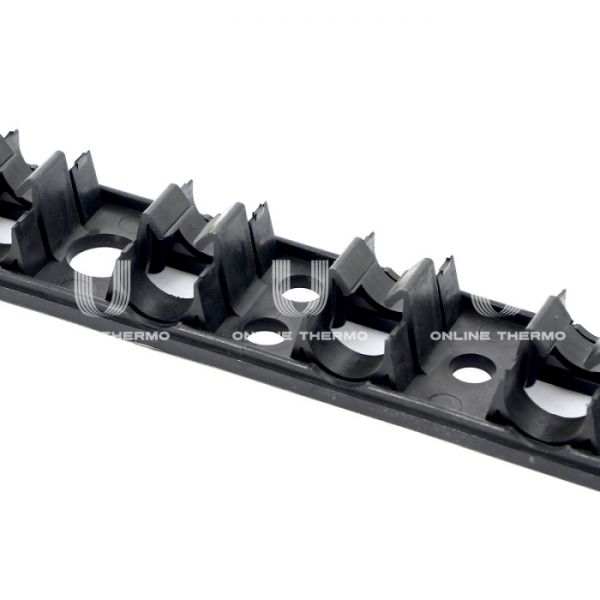 Фиксирующая шина Uni-Fitt 856P1205, для труб 16-20 мм, длина 500 мм, межосевое 50 мм