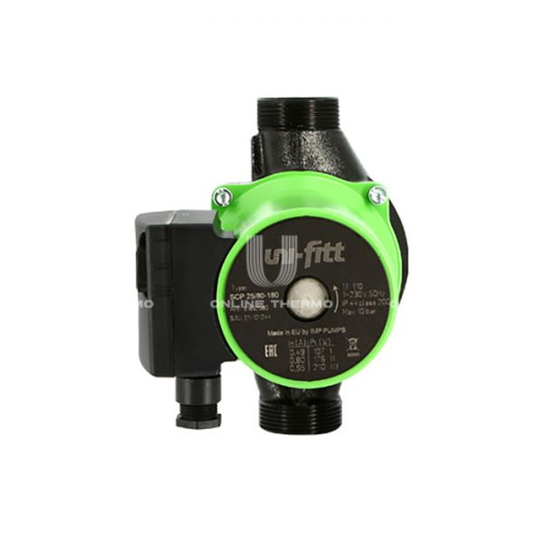 Насос циркуляционный Uni-Fitt SCP 25/40 180, 918S2540, база 180 мм, с гайками