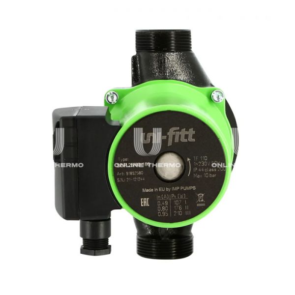 Насос циркуляционный Uni-Fitt SCP 25/80 180, 918S2580, база 180 мм, с гайками