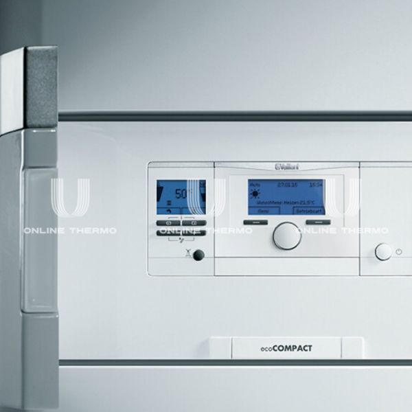 Напольный газовый конденсационный котел Vaillant ecoCOMPACT VSC INT 266/4-5 150 H 0010015450, закрытая камера, 25 кВт