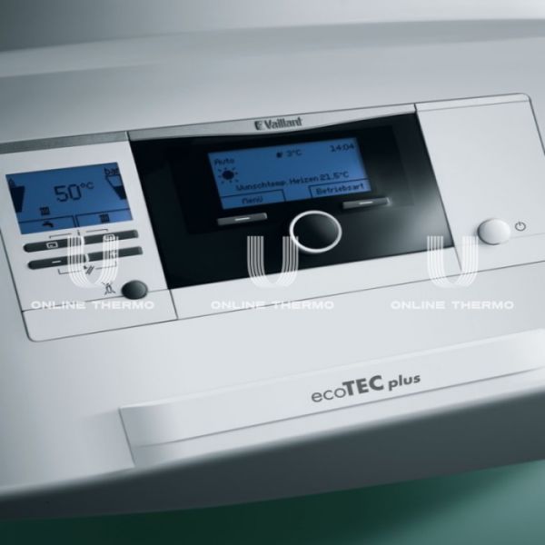 Настенный газовый конденсационный котел Vaillant ecoTEC plus VU INT 656/5-5 H 0010021533, одноконтурный, закрытая камера, 65 кВт