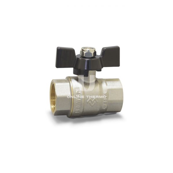 Кран шаровый Varmega Toro VM02301 1/2" ВР-ВР, полнопроходной, ручка-бабочка