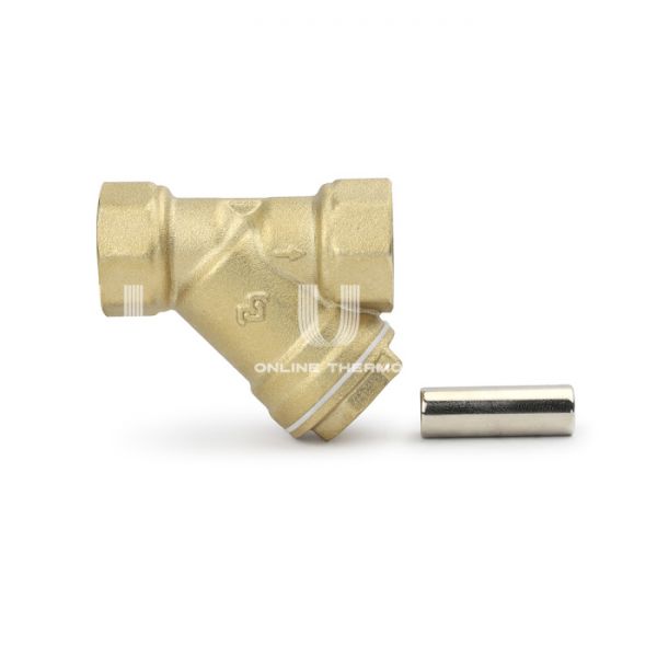 Косой фильтр механической (грубой) очистки Varmega VM04021, 1/2", ВР-ВР, с магнитом