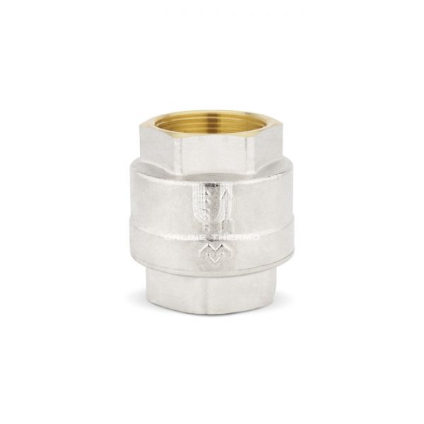 Обратный клапан Varmega VM04805, 1 1/2" ВР, с металлическим седлом, никелированный