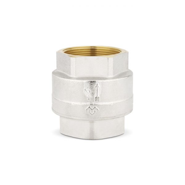 Обратный клапан Varmega VM04806, 2" ВР, с металлическим седлом, никелированный