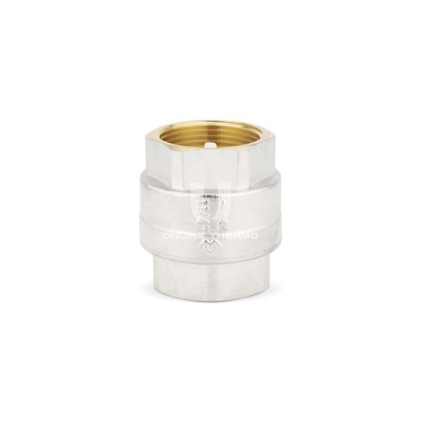 Обратный клапан Varmega VM04904, 1 1/4" ВР, с седлом из нейлона, никелированный