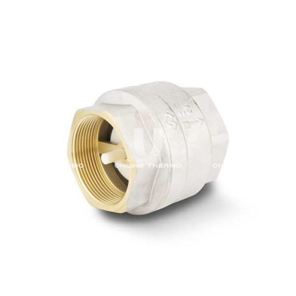 Обратный клапан Varmega VM04906, 2" ВР, с седлом из нейлона, никелированный