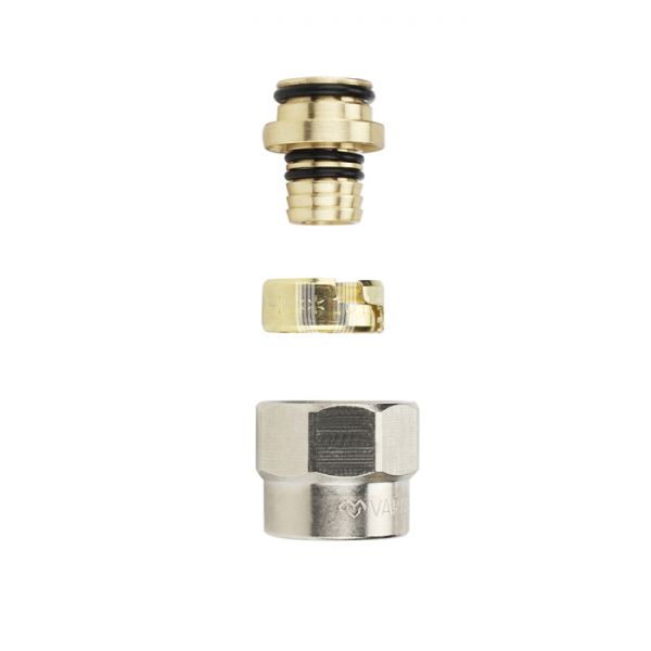 Резьбозажимное соединение Varmega VM09401, 1/2", для труб 16х2.0