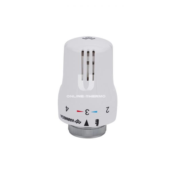 Термостатическая головка (термостат) Varmega VM11101, жидкостная, M30х1.5, с отметкой 0, белая