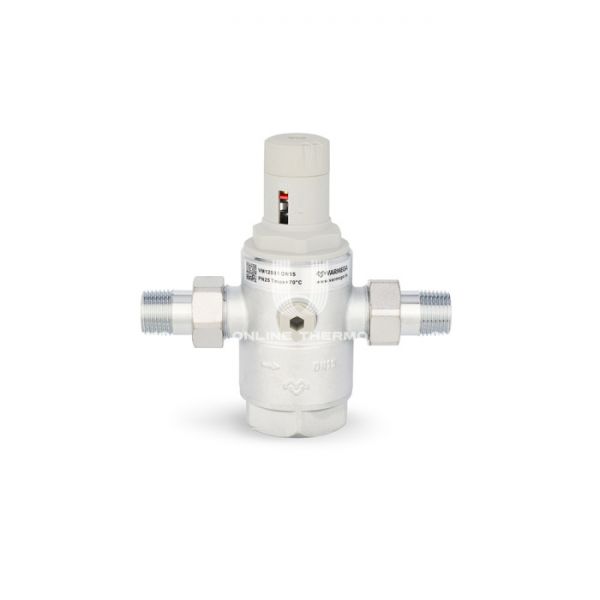 Редуктор давления Varmega VM12901, 1/2", PN25, мембранный, с разборными соединениями