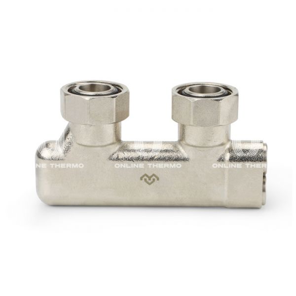 Узел нижнего подключения Varmega VM13901, 3/4"EKх3/4"EK НР-ВР, угловой, перекрестный