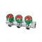 Коллектор регулирующий Varmega VM14603, 3/4", на 3 выхода 1/2", хромированный