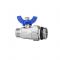 Комплект прямых шаровых кранов Varmega VM15952, 1"x3/4" НР-НР, с разъемным соединением, ручка-бабочка, для коллекторных групп