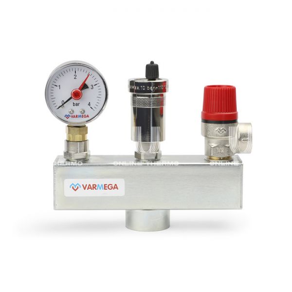 Группа безопасности котла Varmega VM16301, 1", сталь, до 50 кВт