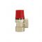 Клапан предохранительный (сбросной) Varmega VM16637 3/4" ВР, 6 бар, мембранный, латунь